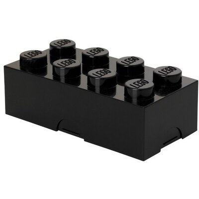 Pudełko śniadaniowe LEGO Klocek Czarny 402317