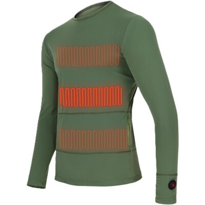 Podgrzewana bluza GLOVII GJ1C (rozmiar L) Zielony