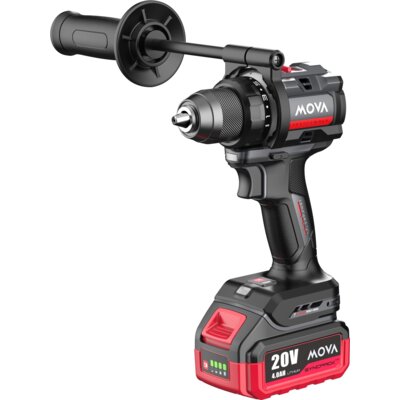 Wiertarko-wkrętarka akumulatorowa MOVA PD105 20V 4.0Ah