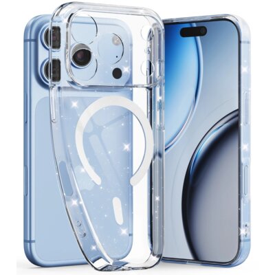 Etui TECH-PROTECT FlexAir MagSafe do Apple iPhone 17 Pro/18 Pro Brokatowy