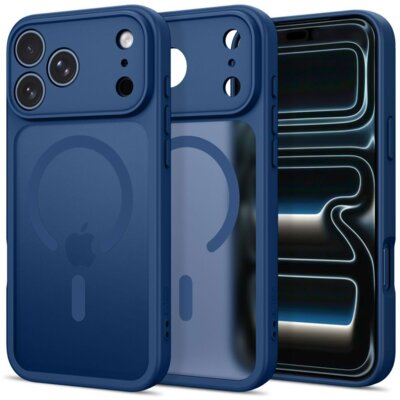Etui TECH-PROTECT BasicMag MagSafe do Apple iPhone 17 Pro/18 Pro Granatowy Matowy