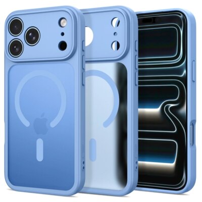 Etui TECH-PROTECT BasicMag MagSafe do Apple iPhone 17 Pro/18 Pro Błękitny matowy