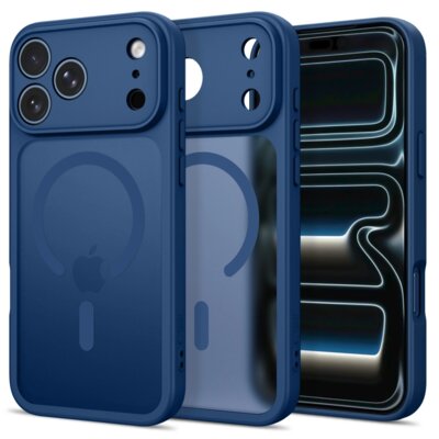 Etui TECH-PROTECT BasicMag MagSafe do Apple iPhone 17 Pro Max/18 Pro Max Granatowy Matowy