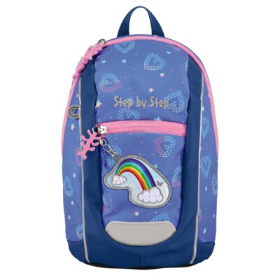 Plecak STEP BY STEP Junior Kiga Mini Rainbow Lui Fioletowo-niebiesko-różowy