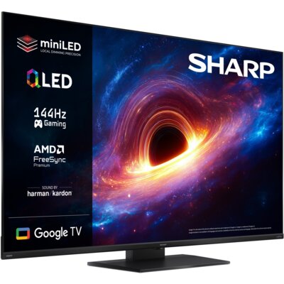 Telewizor SHARP 55JT8765E 55" QD-Mini LED 4K 144 Hz VRR Google TV Dolby Atmos Dolby Vision HDMI 2.1