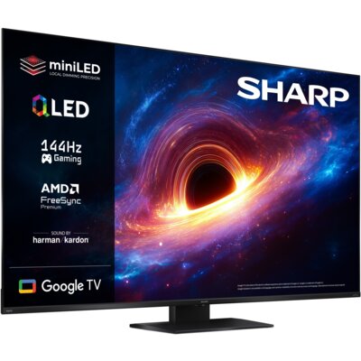 Telewizor SHARP 65JT8765E 65" QD-Mini LED 4K 144 Hz VRR Google TV Dolby Atmos Dolby Vision HDMI 2.1