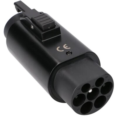 Adapter do ładowarki samochodu elektrycznego EXTRALINK EX.22622 gniazdo Typ 2 - wtyk Typ 1