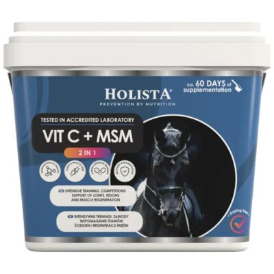 Suplement dla koni i kuców HOLISTA Vitamin C + MSM 1000 g