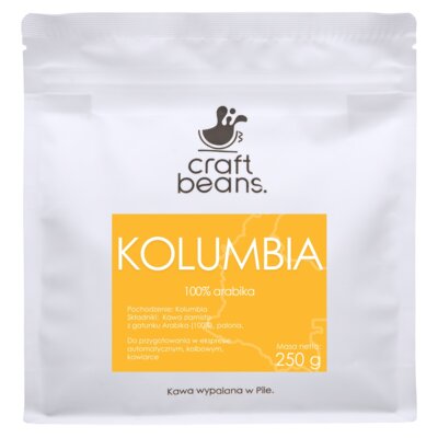 Kawa ziarnista CRAFT BEANS Kolumbia 250 g