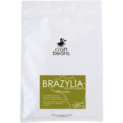 Kawa ziarnista CRAFT BEANS Brazylia Yellow Bourbon 1 kg