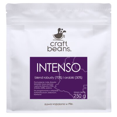 Kawa ziarnista CRAFT BEANS Intenso 250 g