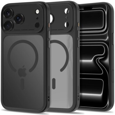 Etui TECH-PROTECT MagPeak MagSafe CC do Apple iPhone 17 Pro Max/18 Pro Max Czarny matowy