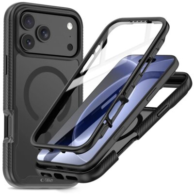 Etui TECH-PROTECT Defense MagSafe do Apple iPhone 17 Pro Max/18 Pro Max Czarny Matowy