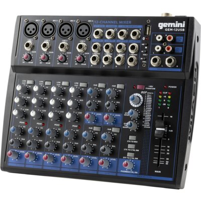 Mikser audio GEMINI GEM-12USB