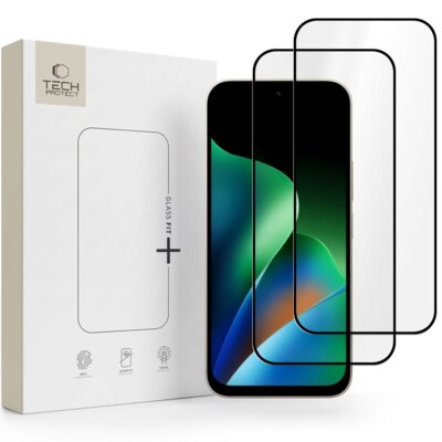 Szkło hartowane TECH-PROTECT Glass Fit+ do Xiaomi Redmi 17 4G/5G Czarny (2 szt.)