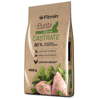 Karma dla kota FITMIN Cat Purity Castrate Kurczak 400 g
