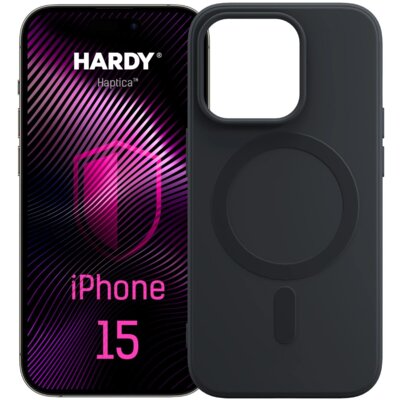 Etui 3MK Hardy Haptica do Apple iPhone 15 Ciemnoszary