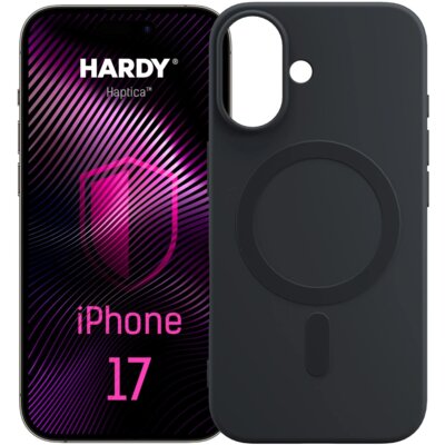 Etui 3MK Hardy Haptica do Apple iPhone 17 Ciemnoszary