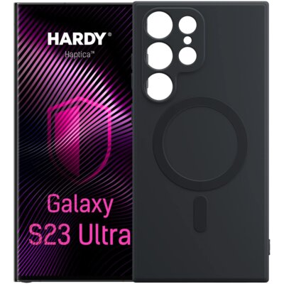 Etui 3MK Hardy Haptica do Samsung Galaxy S23 Ultra Ciemnoszary