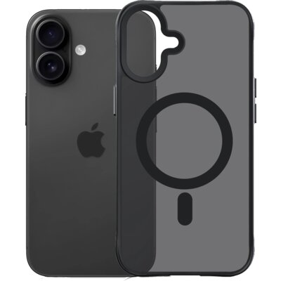 Etui 3MK Hardy Hazy MagCase do Apple iPhone 16 Czarny