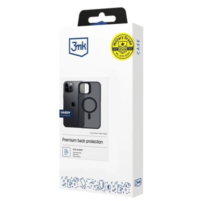 Etui 3MK Hardy Hazy MagCase do Samsung Galaxy A17/A18 4G/5G Czarny