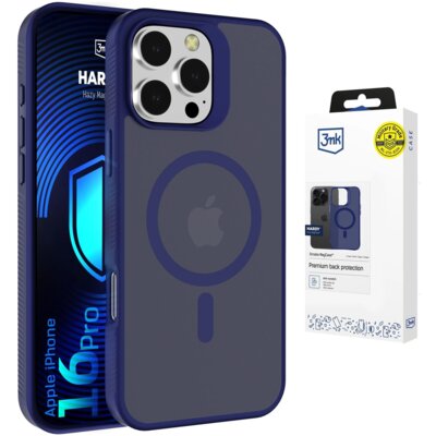 Etui 3MK Hardy Hazy MagCase do Apple iPhone 16 Pro Niebieski
