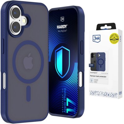 Etui 3MK Hardy Hazy MagCase do Apple iPhone 17 Niebieski