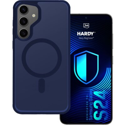 Etui 3MK Hardy Hazy MagCase do Samsung Galaxy S24 Niebieski