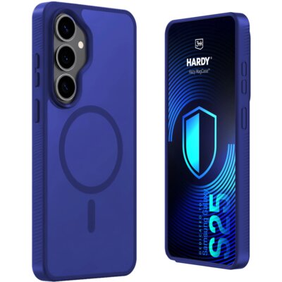 Etui 3MK Hardy Hazy MagCase do Samsung Galaxy S25 Niebieski