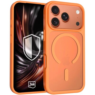 Etui 3MK Hardy Hazy MagCase do Apple iPhone 17 Pro Max/18 Pro Max Pomarańczowy