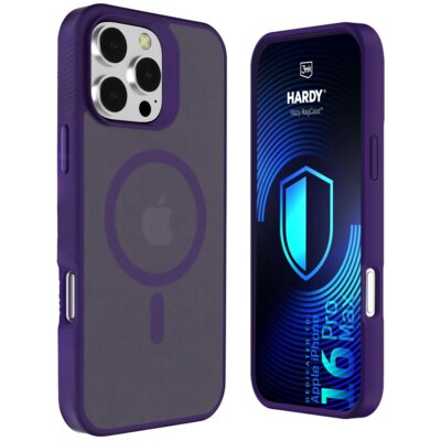 Etui 3MK Hardy Hazy MagCase do Apple iPhone 16 Pro Max Fioletowy