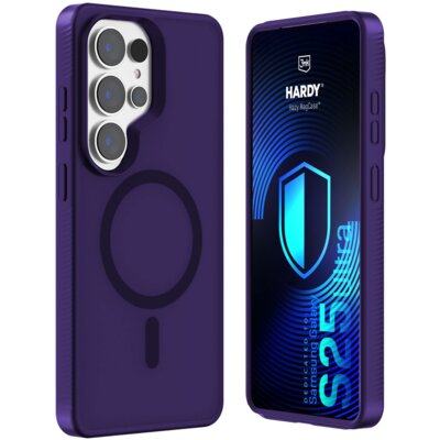 Etui 3MK Hardy Hazy MagCase do Samsung Galaxy S25 Ultra Fioletowy