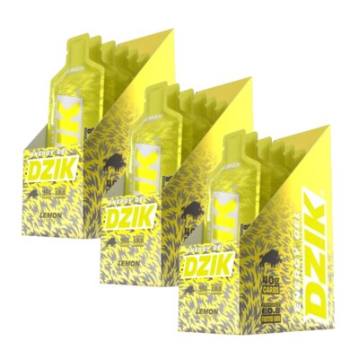 Żel energetyczny DZIK Cytrynowy (18 x 66 g)