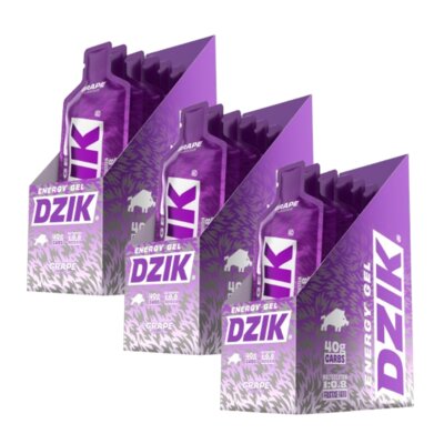 Żel energetyczny DZIK Winogronowy (18 x 66 g)