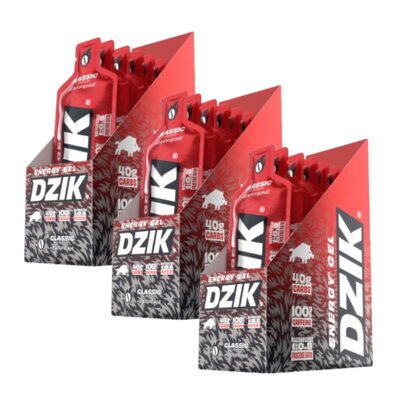 Żel energetyczny DZIK Classic z kofeiną (18 x 66 g)