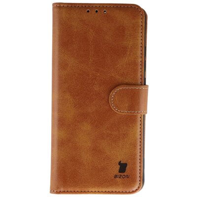 Etui BIZON Case Pocket do Oppo Reno 16 F/Reno 16 FS 5G Brązowy