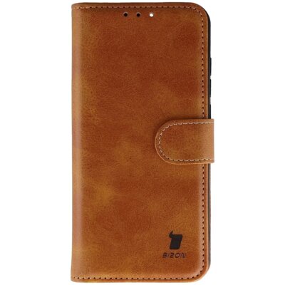 Etui BIZON Case Pocket do Oppo Reno 16 / Reno 16 Pro 5G Brązowy