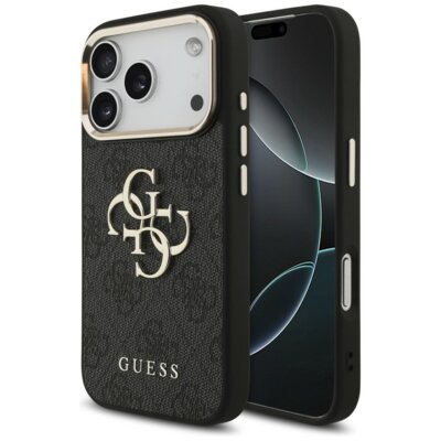 Etui GUESS 4G Big 4G Classic Logo do Apple iPhone 17 Pro/18 Pro Czarny
