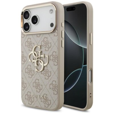 Etui GUESS 4G Big 4G Classic Logo do Apple iPhone 17 Pro Max/18 Pro Max Różowy
