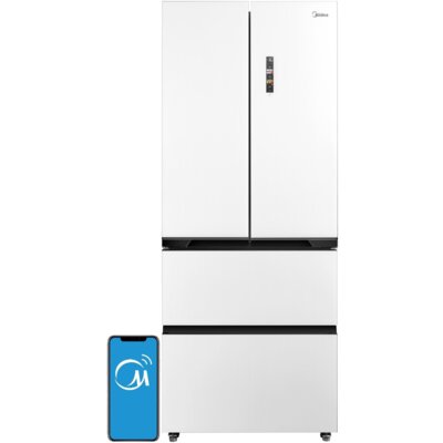 Lodówka MIDEA Slot-in MDRF600BIE36 No Frost Side by Side 191cm Biała
