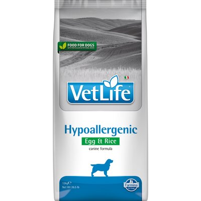 Karma dla psa FARMINA Vet Life Hypoallergenic Jaja i ryż 12 kg