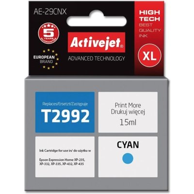Tusz ACTIVEJET do Epson 29 XL T2992 Błękitny 15 ml AE-29CNX