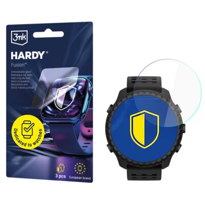 Szkło hybrydowe 3MK Hardy Fusion Watch Protection do Suunto Core 2 (3 szt.)