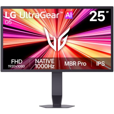 Monitor LG UltraGear 25G590B-B 24.5" 1920x1080px IPS 1000Hz 1 ms [GTG]