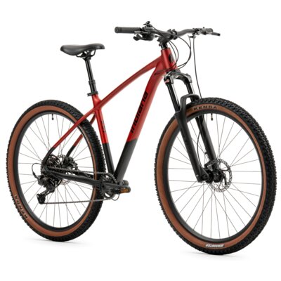 Rower górski MTB INDIANA Q5 Dropp M21 29 cali męski Bordowo-czarny