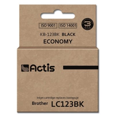 Tusz ACTIS do Brother LC-123BK / LC-121BK Czarny 15 ml KB-123BK