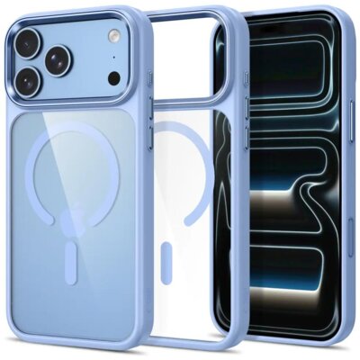Etui TECH-PROTECT Magmat Magsafe CC do Apple iPhone 17 Pro/18 Pro Przezroczysto-błękitny