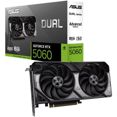 Karta graficzna ASUS GeForce RTX 5060 Dual OC Edition Advanced 8GB DLSS 4.5
