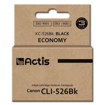 Obraz przedstawiający Tusz ACTIS do Canon CLI-526BK Czarny 10 ml KC-526BK