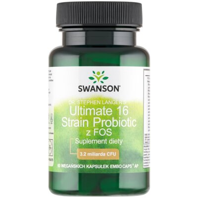 Probiotyk SWANSON Ultimate 16 Strain Formula (60 kapsułek)